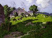 George M Bruestle Farm on the Hillside Germany oil painting reproduction
